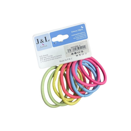 Elastiques Cheveux 2x5 Couleurs