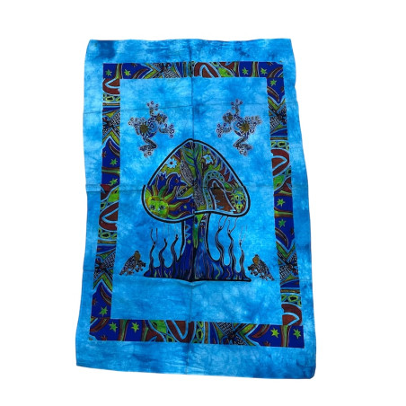 Pilz Psilocybe Blue Wandteppich