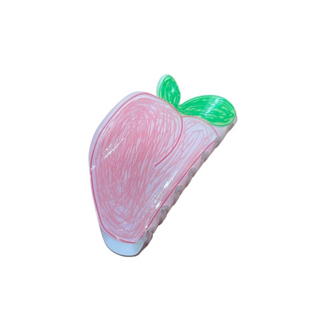 Pinza per capelli a forma di mela