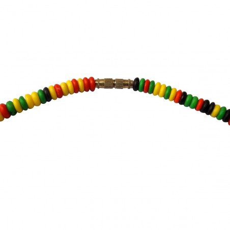Halskette Fin Rasta Jamaika Schmuck Marley Surfer Farbe 