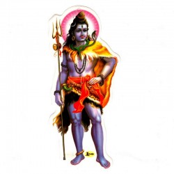 Pegatina Shiva Divinity India Indian Power Force Destruction