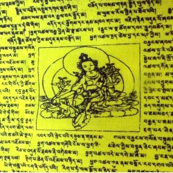 Garland Bandera Tíbet Budismo Himalaya oraciones Mantra