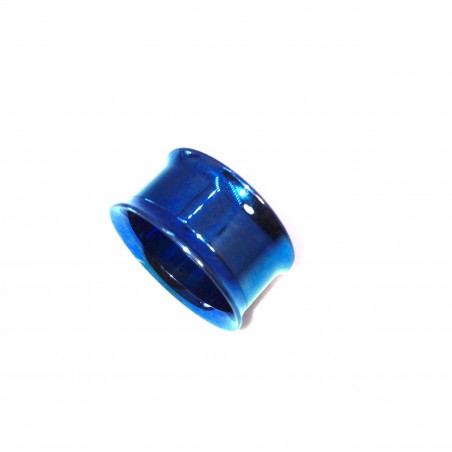 PIercing Plug Steel Blue Steel Chirugical Ear