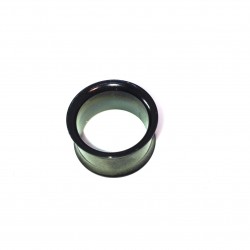 Tapones de acero quirúrgico de acero negro PIercing Plugs