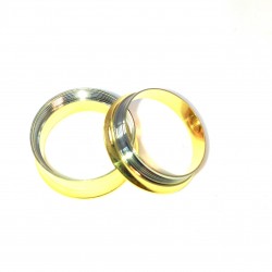 PIercing Plug Bronze Steel Golden Steel Surgical Plugs 