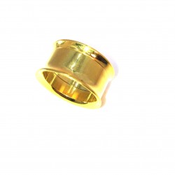 PIercing Plug Bronze Steel Golden Steel Surgical Plugs