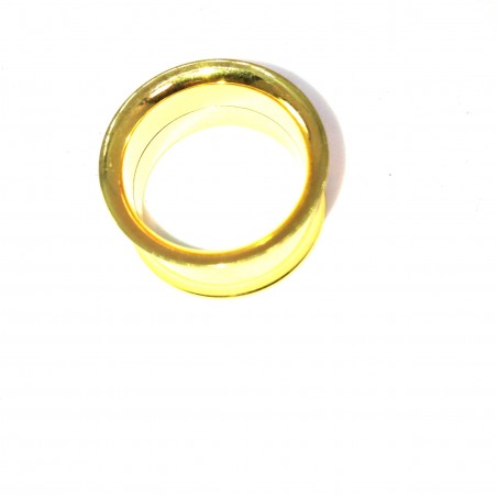 PIercing Plug Acier Bronze Doré Acier Plugs Chirurgical 